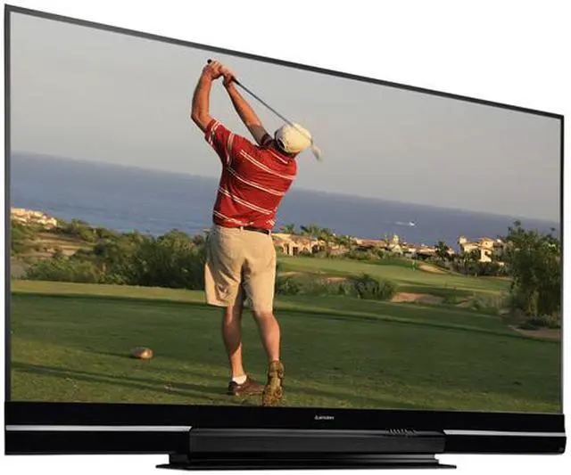 Alt view image 3 of 5 - MITSUBISHI ELECTRIC WD92742 92" 16:9 Platinum Black DLP Technology Class 3D Home Cinema TV