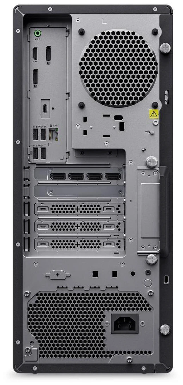 Alt view image 3 of 3 - Lenovo ThinkStation P4 30KN004EUS Workstation - AMD Ryzen 7 PRO 9745 - 64 GB - 1 TB SSD - Windows 11 Pro 64-bit - AMD Radeon Graphics - 2.5 Gigabit Ethernet - Wireless LAN