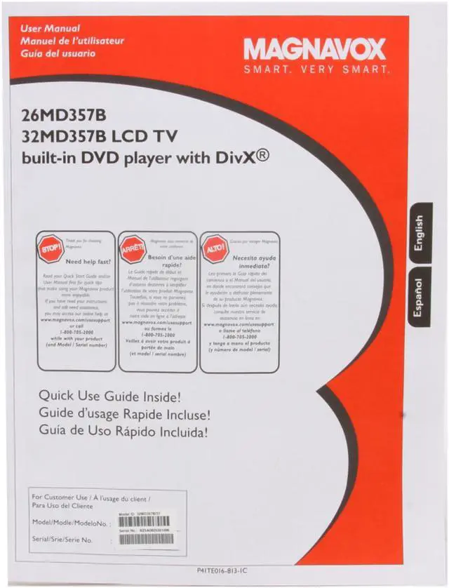 Alt view image 12 of 14 - MAGNAVOX 32" 720p LCD HDTV with Built-in DVD player - 32MD357B/37