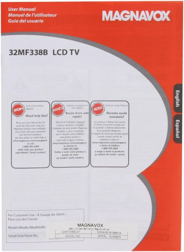 Alt view image 11 of 12 - MAGNAVOX 32" 720p LCD HDTV w/HDMI - 32MF338B/27