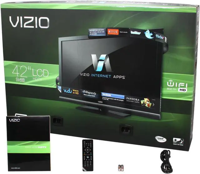 Alt view image 8 of 8 - Vizio 42" 1080p 60Hz LCD HDTV
