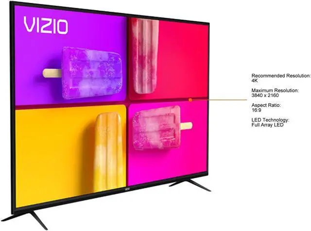 Alt view image 4 of 5 - VIZIO V-Series 65" Class (64.5" Diag.) 4K HDR Smart TV | V655-J09