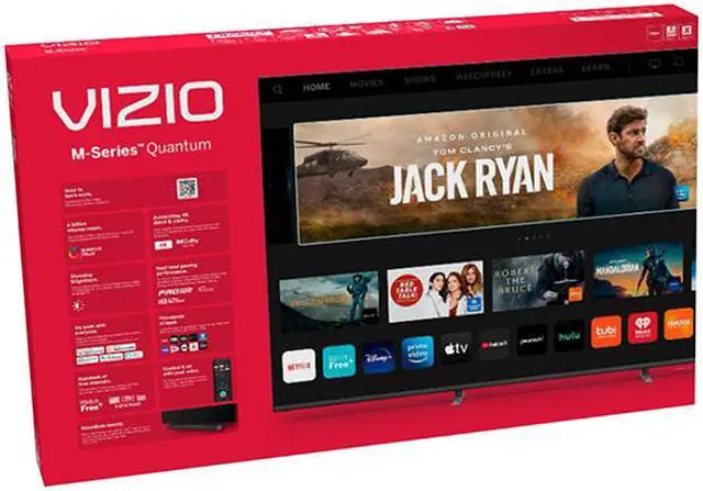 Alt view image 12 of 12 - Vizio 55" Class M-Series Quantum 4K HDR Smart TV, Black