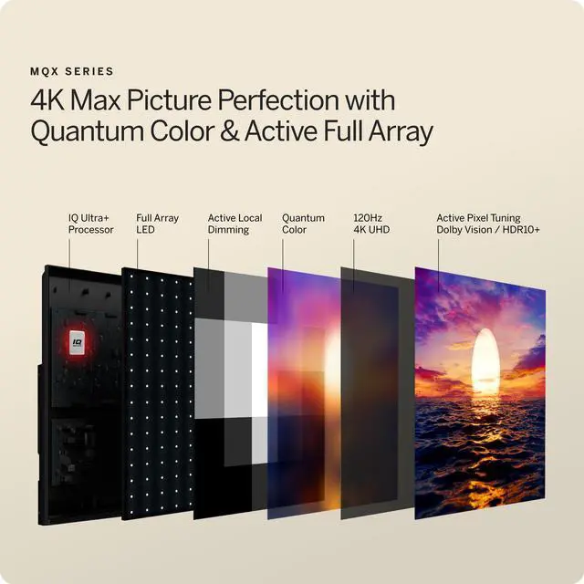 Alt view image 5 of 20 - VIZIO 50-inch MQX-Series 4K 120Hz QLED HDR10+ Smart TV with Dolby Vision, Active Full Array, 240Hz @ 1080p PC Gaming, WiFi 6E, Apple AirPlay, Chromecast Built-in, M50QXM-K01 2023