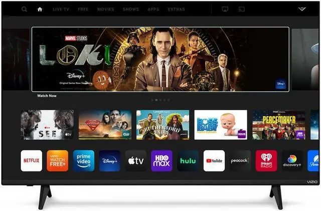 Alt view image 2 of 6 - VIZIO 43-inch D-Series 4K QLED HDR Smart TV w/Dolby Vision, AMD FreeSync, WiFi 6E, Smart Home Ready, M43Q6M-K04 (2023)