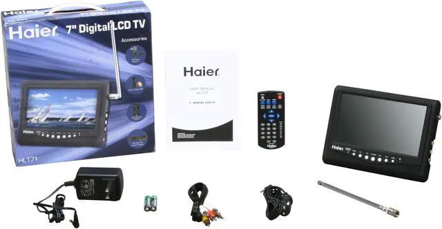 Alt view image 6 of 6 - Haier 7" Portable LCD TV