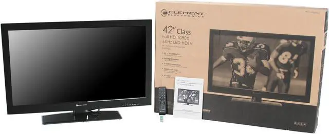 Alt view image 7 of 7 - ELEMENT 42" 1080p 60Hz LED-LCD HDTV