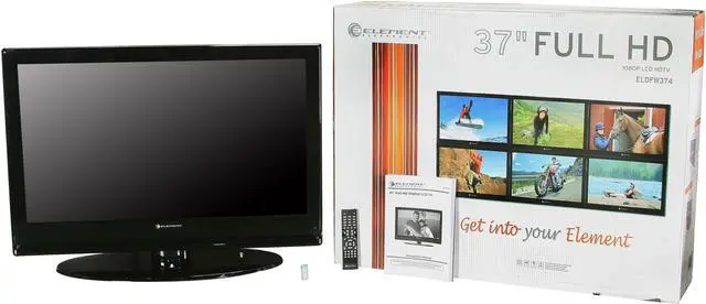 Alt view image 8 of 8 - ELEMENT 37" 1080p 60Hz LCD HDTV