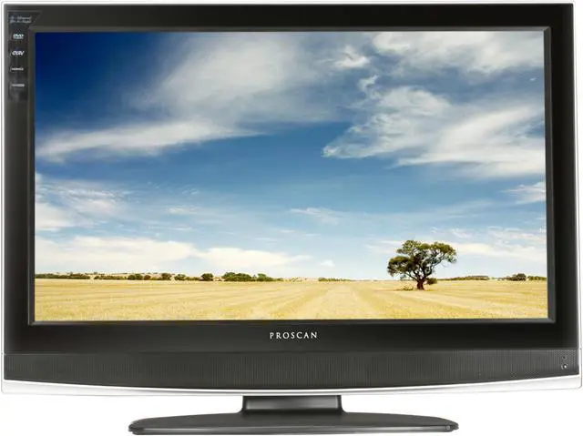 Alt view image 2 of 8 - Proscan 32LB30QD 32" Black 720p LCD HDTV With Built-In DVD Player