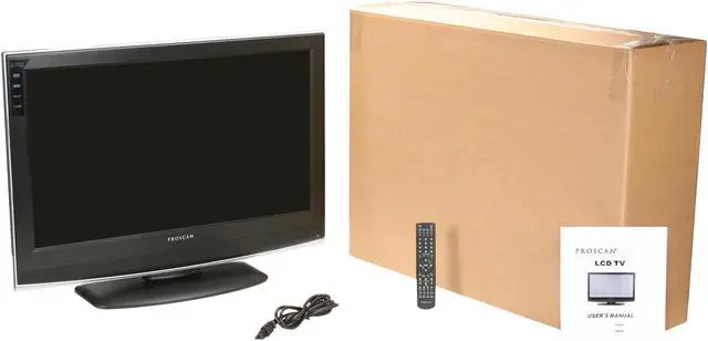 Alt view image 8 of 8 - Proscan 32LB30QD 32" Black 720p LCD HDTV With Built-In DVD Player
