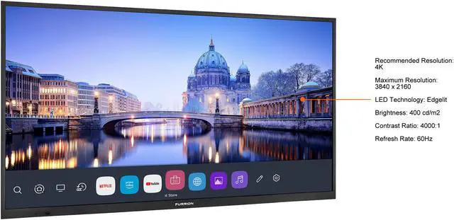 Alt view image 4 of 9 - Furrion - 65" Aurora Full Shade 4K Smart Outdoor TV