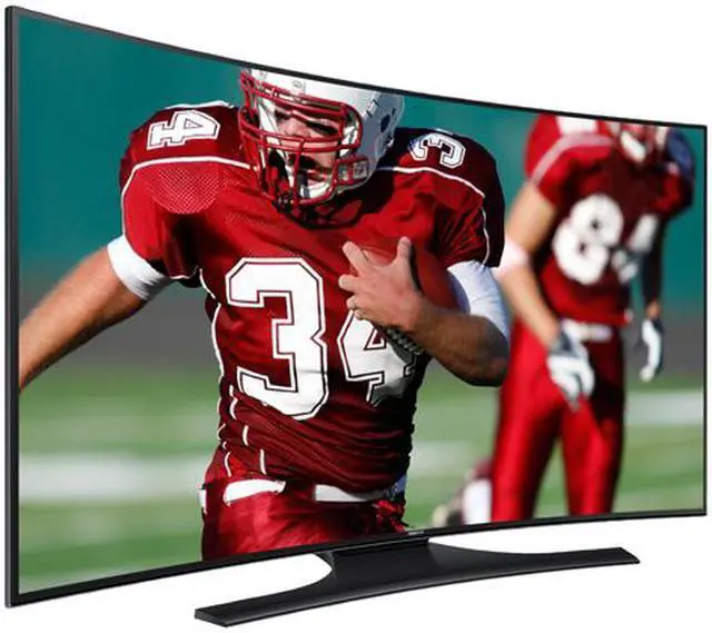 Alt view image 3 of 6 - Samsung UN55HU7250 55" Class 4K Ultra HD 120Hz Curved Smart LED TV