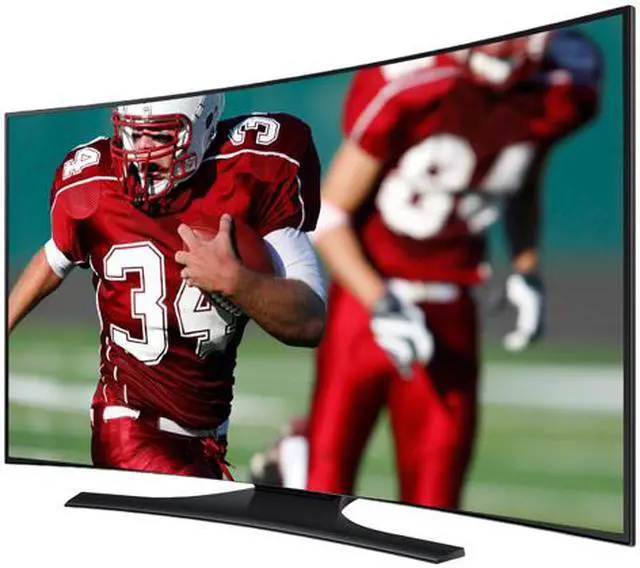 Alt view image 2 of 6 - Samsung UN55HU7250 55" Class 4K Ultra HD 120Hz Curved Smart LED TV