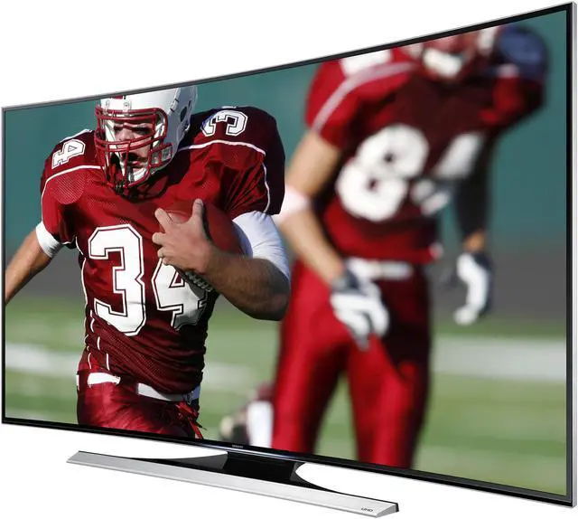 Alt view image 2 of 8 - Samsung UN55HU8700 55" Class 4K Ultra HD 120Hz 3D Curved Smart LED TV