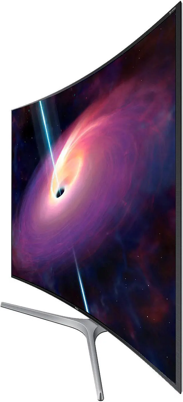 Alt view image 4 of 10 - Samsung UN48JS9000FXZA 48-Inch 2160p 4K SUHD Smart Curved LED TV - Silver (2015)