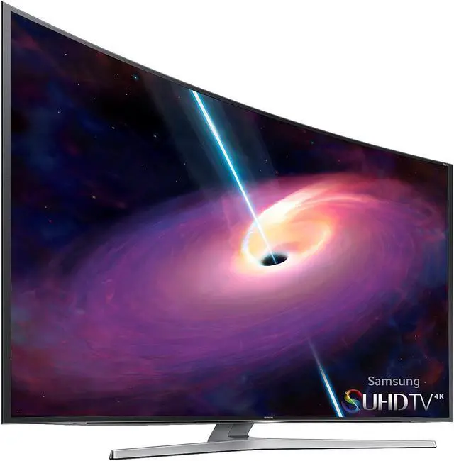 Alt view image 3 of 10 - Samsung UN48JS9000FXZA 48-Inch 2160p 4K SUHD Smart Curved LED TV - Silver (2015)
