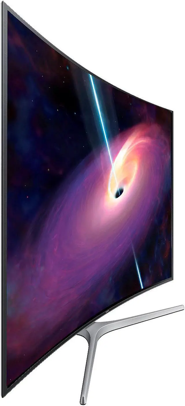 Alt view image 5 of 10 - Samsung UN48JS9000FXZA 48-Inch 2160p 4K SUHD Smart Curved LED TV - Silver (2015)