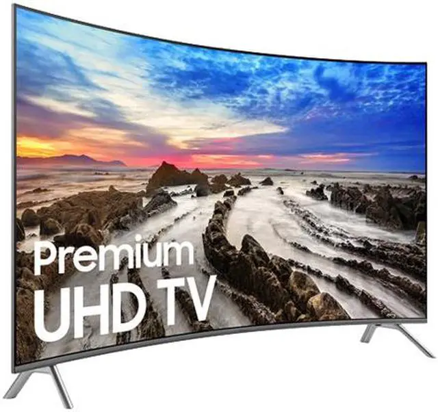 Alt view image 3 of 5 - Samsung MU8500 55" Curved 4K Premium UHD Smart LED TV UN55MU8500FXZA