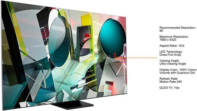 Alt view image 4 of 5 - Samsung 85" Class Q950T Series QLED 8K UHD HDR Smart TV (QN85Q950TSFXZA, 2020 Model)