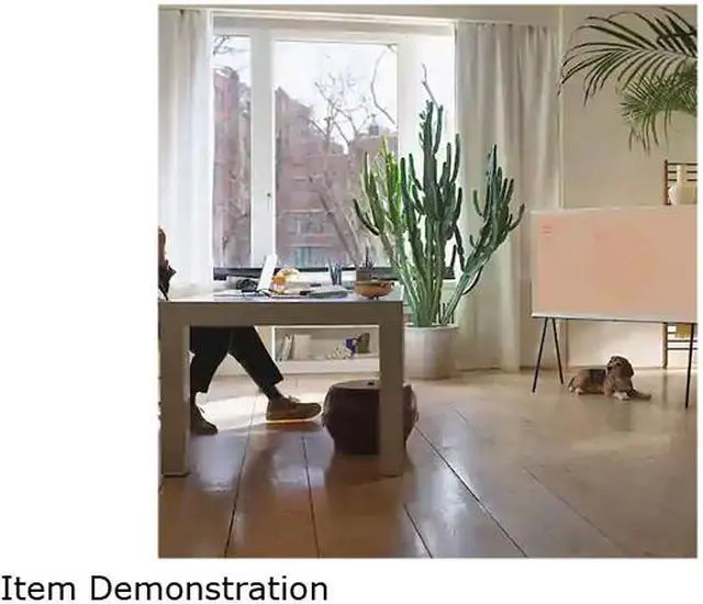 Alt view image 5 of 7 - Samsung QN43LS01TAFXZA The Serif Lifestyle 4K QLED (2020)