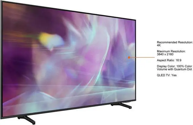 Alt view image 4 of 10 - Samsung QLED Q60 Series 55" 4K LED TV (QN55Q60AAFXZA, 2021)