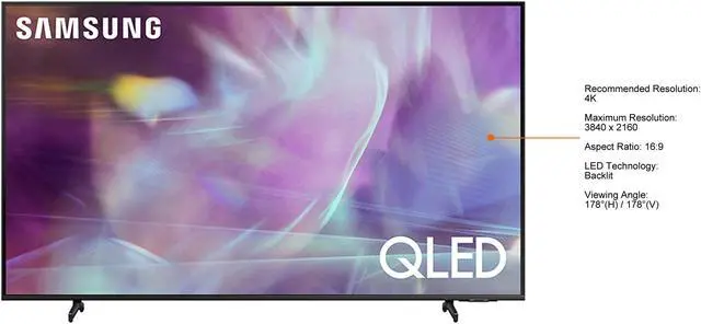 Alt view image 2 of 4 - Samsung 55" HG55Q60AANFXZA Diagonal Class HQ60A Series LED-backlit LCD TV