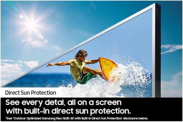 Alt view image 7 of 9 - Samsung LST9C 85” Class The Terrace Full Sun 4K Neo QLED TV (QN85LST9CAFXZA, 2023)
