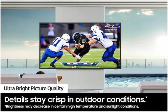 Alt view image 8 of 9 - Samsung LST9C 85” Class The Terrace Full Sun 4K Neo QLED TV (QN85LST9CAFXZA, 2023)