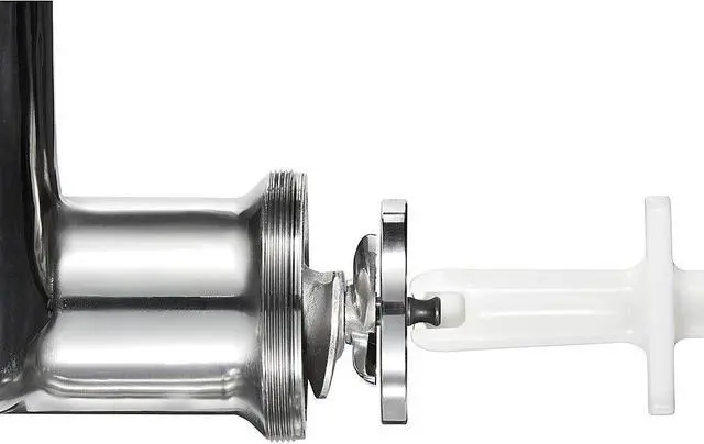 Alt view image 5 of 6 - Weston Pro Series #8 Meat Grinder - .75 HP - Stainless Steel 10-0801-W