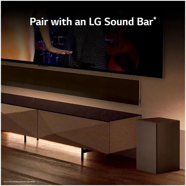 Alt view image 7 of 8 - LG 77 Inch Class B3 series OLED 4K UHD Smart webOS 23 w/ ThinQ AI TV (OLED77B3PUA, 2023)