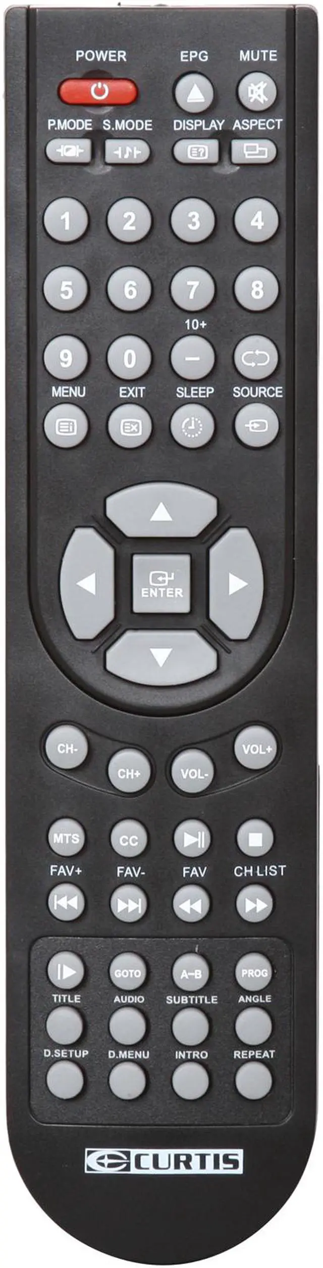Alt view image 8 of 9 - Curtis LCDVD199A 19" Combo TV