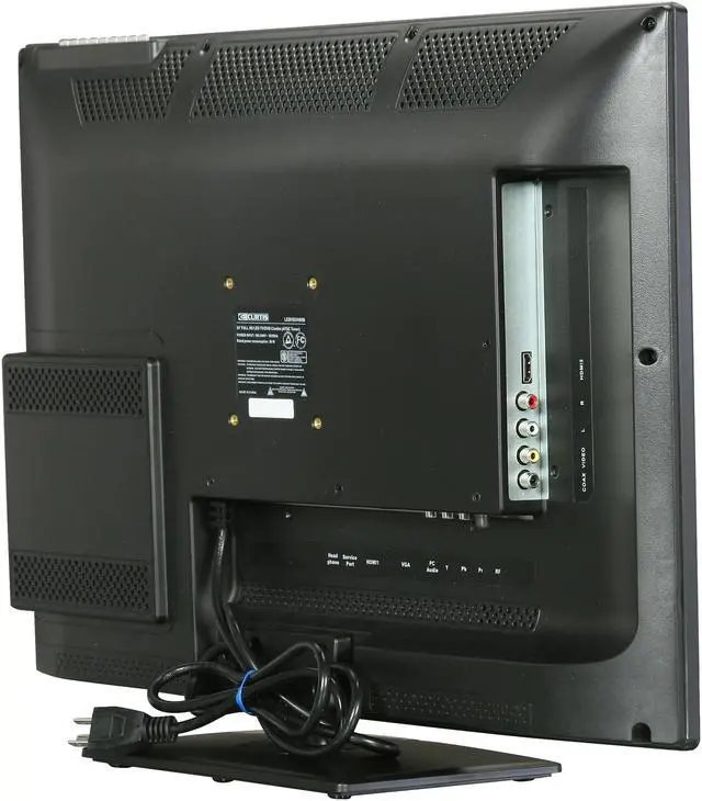 Alt view image 5 of 10 - Curtis LEDVD2480A 24" Black Full HD (1080p) LED TV/DVD Combo