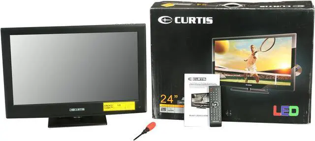 Alt view image 10 of 10 - Curtis LEDVD2480A 24" Black Full HD (1080p) LED TV/DVD Combo