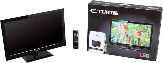 Alt view image 9 of 9 - Curtis 24" 60Hz LED-LCD HDTV