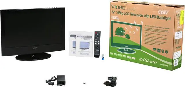 Alt view image 9 of 9 - Viore 22" 1080p LED-LCD TV LED22VF60