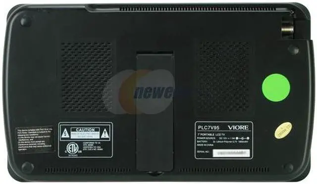 Alt view image 4 of 6 - Viore 7" Portable LCD TV