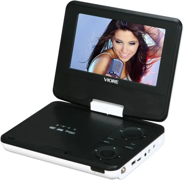 Main image of Viore PLCD7V2 7" Portable LCD TV with Built-in DVD Player