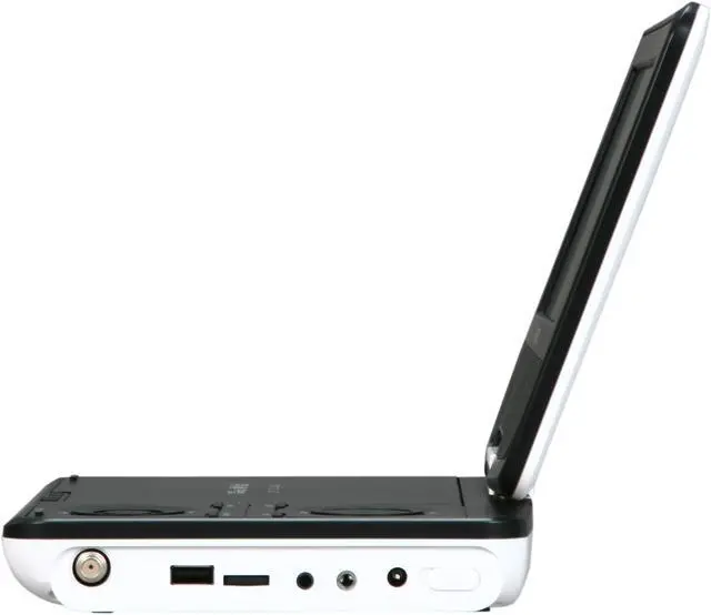 Alt view image 3 of 7 - Viore PLCD7V2 7" Portable LCD TV with Built-in DVD Player