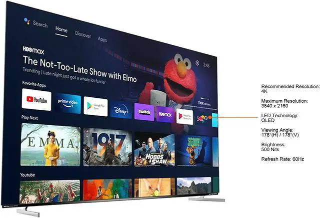 Alt view image 3 of 4 - Skyworth XC9000 Series 65" 4K 60Hz OLED 4K Android TV