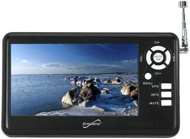 Main image of SuperSonic 4.3" Portable TFT LCD TV with FM Radio and SD Card Slot
