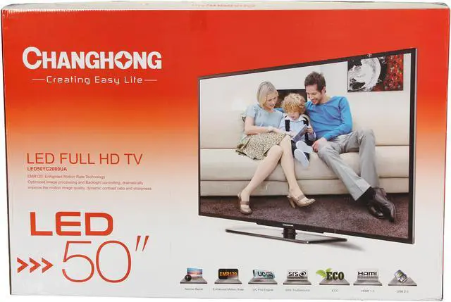 Alt view image 9 of 9 - Changhong 50" 1080p LED HDTV - LED50YC2000UA