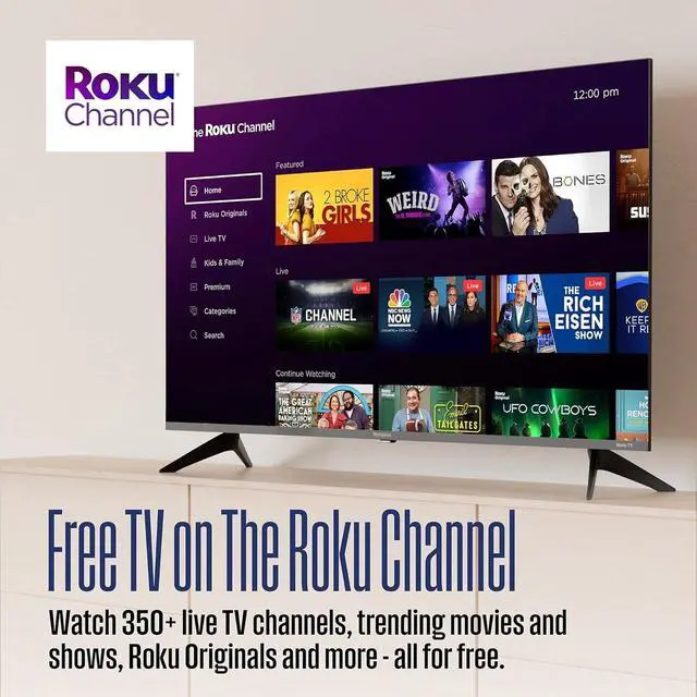 Alt view image 9 of 11 - Westinghouse EX Series 50" Edgeless 4K UHD Roku TV (WR50EX4300, 2024)