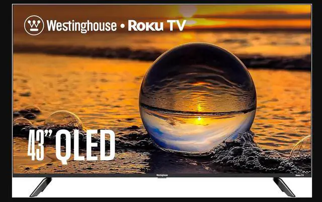 Main image of Westinghouse QX Series 43" Edgeless QLED 4K UHD Roku TV (WR43QX400, 2024)