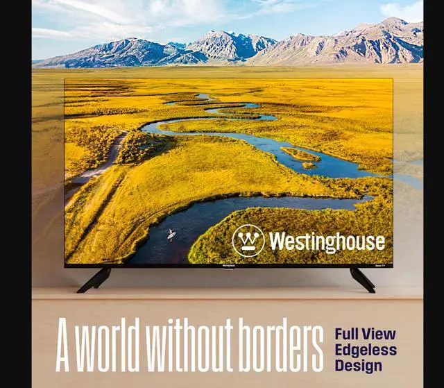 Alt view image 3 of 12 - Westinghouse QX Series 43" Edgeless QLED 4K UHD Roku TV (WR43QX400, 2024)