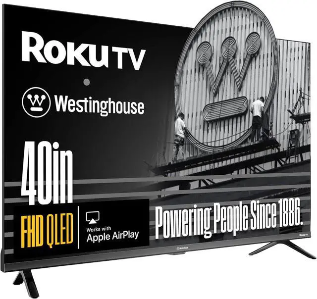 Main image of Westinghouse 40" Class Smart Roku TV, HD QLED, Dolby Digital+, Wi-Fi, Bluetooth, AirPlay, Alexa & Google Assistant