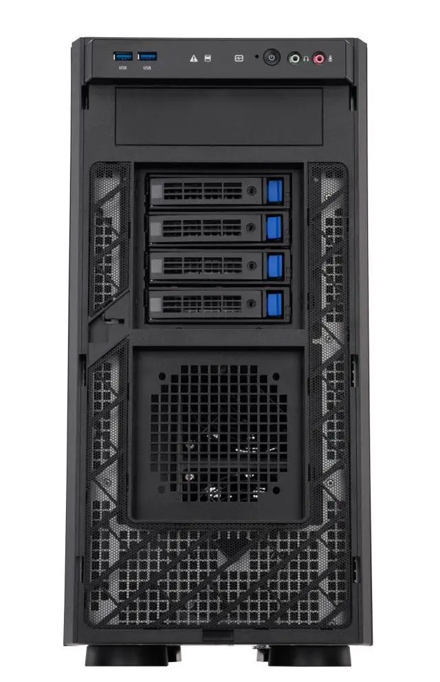 Alt view image 4 of 6 - ABS AI Workstation - 144GB Aggregate VRAM (2x 72GB NVIDIA RTX PRO 5000 Blackwell), Intel Xeon W9-3575X, 128GB ECC DDR5 RDIMM, 2TB+4TB NVMe M.2, 2000W 80+ Gold, Ubuntu (Zaurion ZAW9-3575X-RP500072X2)