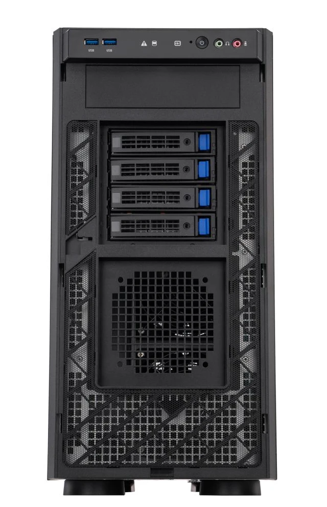 Alt view image 4 of 6 - ABS AI Workstation - 192GB VRAM (2x NVIDIA RTX PRO 6000 MaxQ Blackwell), Intel Xeon W5-3435X, 256GB ECC DDR5 RDIMM, 1.92TB SATA SSD + 3.84TB U.2 SSD, Ubuntu (Zaurion ZAW5-3435X-RP6000M2)