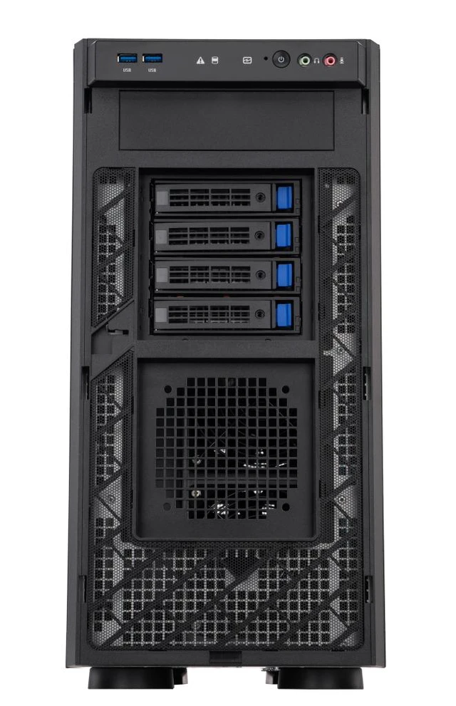 Alt view image 4 of 6 - ABS AI Workstation - 384GB Aggregate VRAM(4x 96GB RTX PRO 6000 Blackwell Max-Q), AMD Ryzen Threadripper PRO 7975WX, 128GB ECC DDR5, 2x 2TB M.2 + 3.84TB SATA SSD, Ubuntu (Zaurion ZRP7975WX-RP60004M128)