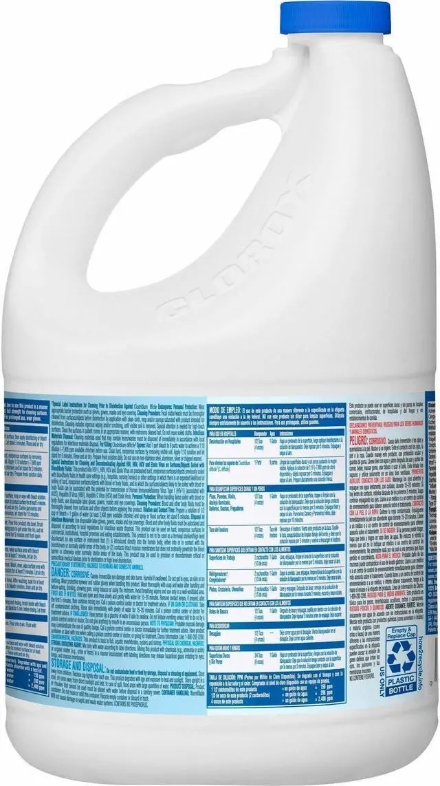 Alt view image 2 of 3 - CloroxPro Clorox Germicidal Bleach - 121 fl oz (3.8 quart) - 1 Each  30966