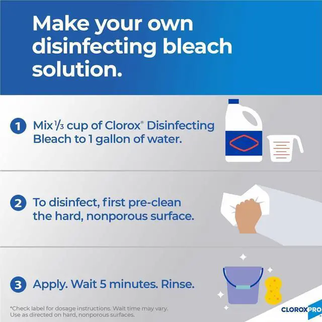 Alt view image 3 of 3 - CloroxPro Clorox Germicidal Bleach - 121 fl oz (3.8 quart) - 1 Each  30966